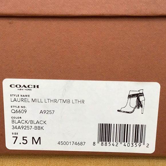 Coach Laurel Mill Leather Bootie - Picture 4 of 10